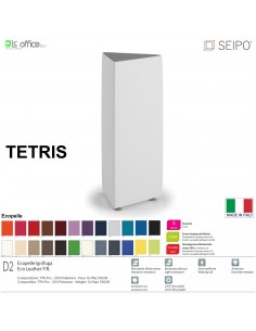 POUF TETRIS TE0001 Elemento centrale tre vie ALTO SEIPO Ecopelle D2