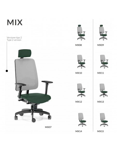 Modelo Poltrone direzionale MIX 2 seipo