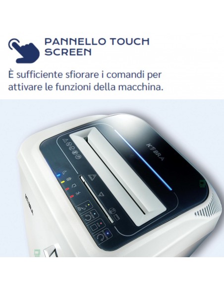 Distruggi documenti Kobra 260 TS HS 6 AO MD - 99.825 touch screen