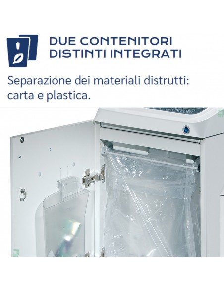 Distruggi Documenti Kobra 260 TS C4 AO MD - 99.815 due cestini