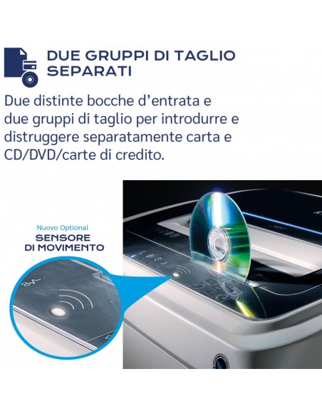 Distruggi Documenti Kobra 270 TS HS-6 CD - 99.855 distruggi cd