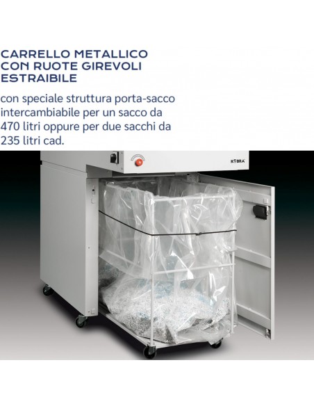 Distruggi Documenti Kobra 430 TS C2 - 99.943 carrello metallico