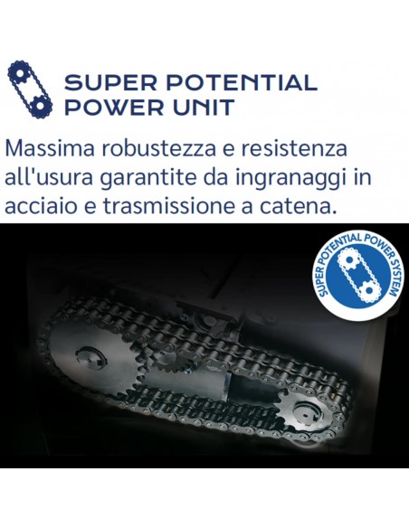 Distruggi Documenti Kobra AF.2 COMPACTOR - 99.944 catena in acciaio