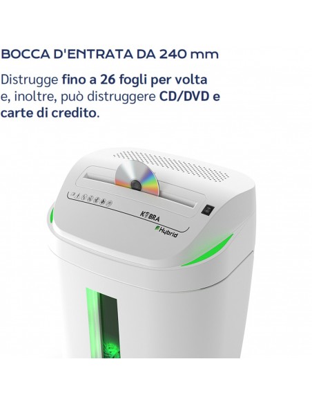 Distruggi Documenti Kobra S4-HYBRID - 99.951 bocca d'entrata da 240mm