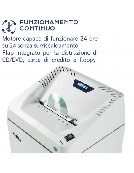 Distruggi Documenti Kobra 300.2 S5 - 99.929 funzionamento continuo