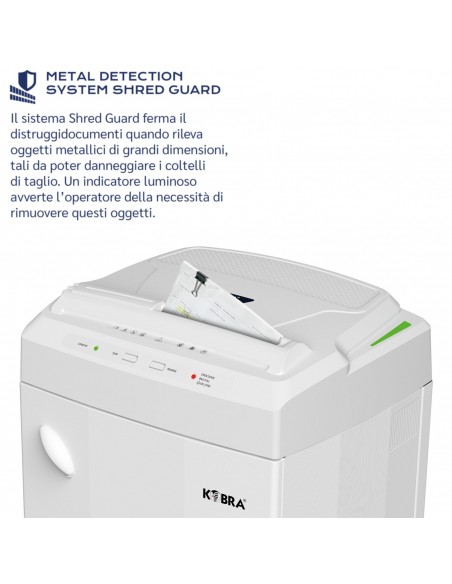 Distruggi Documenti Kobra 390 S5 MD - 99.641 metal detection system shred guard