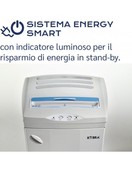Distruggi Documenti Kobra Auto Oiler 400 HS MD - 99.587 sistema energy smart
