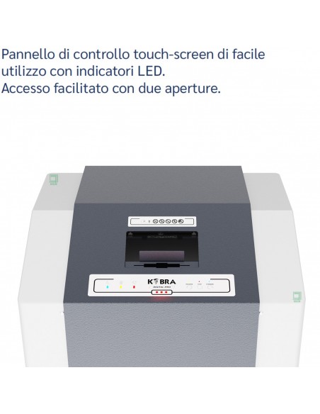 Distruggi Documenti Kobra DIGITAL-PRO - 99.955 touch screen
