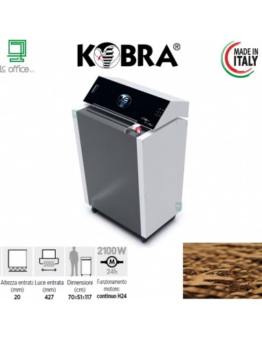 MACCHINA ECOLOGICA PER IL RICICLO DEL CARTONE Kobra FLEXPACK - 99.947