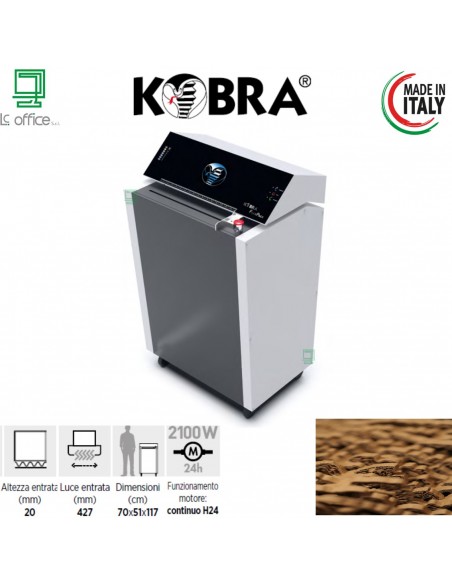 MACCHINA ECOLOGICA PER IL RICICLO DEL CARTONE Kobra FLEXPACK - 99.947