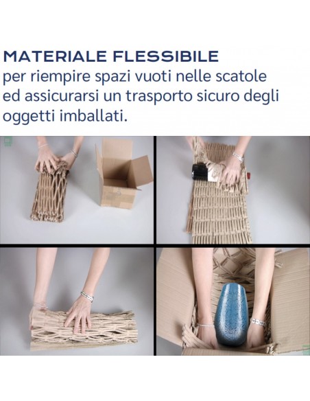 MACCHINA ECOLOGICA PER IL RICICLO DEL CARTONE Kobra FLEXPACK - 99.947 materiale flessibile