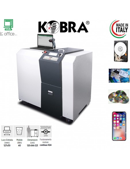 Distruggi Documenti Kobra HDD LMS - 99.945 + Log Management System