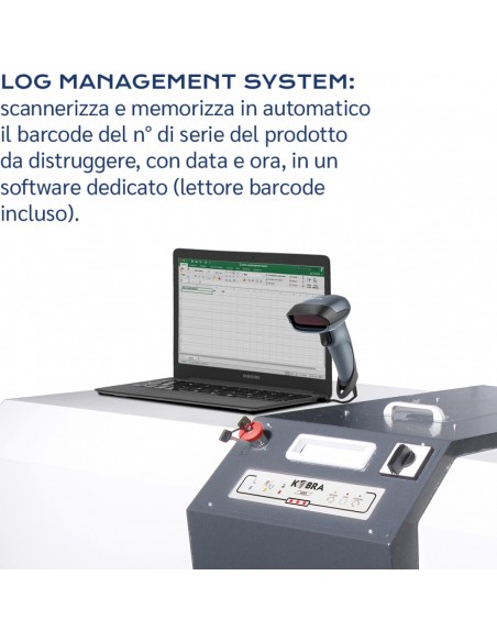 Distruggi Documenti Kobra HDD LMS - 99.945 + Log Management System log management system