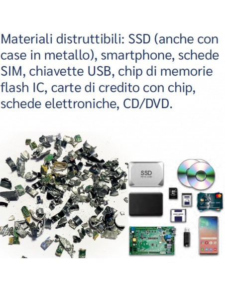 Distruggi Documenti Kobra DIGITAL-PRO - 99.955 materiali distruttibili