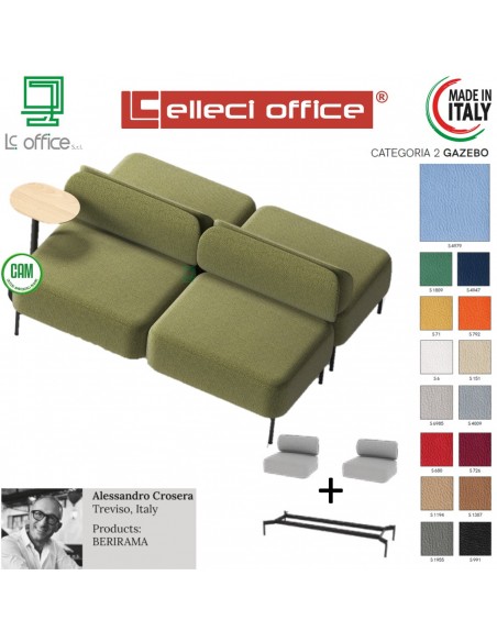 BERIRAMA poltrona con schienale 2 posti