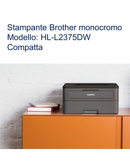 Stampante Brother HL-L2375DW compatta