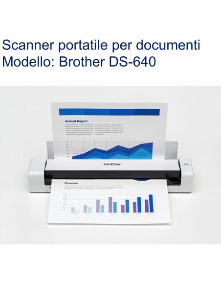 Brother DS-640 Scanner portatile per documenti