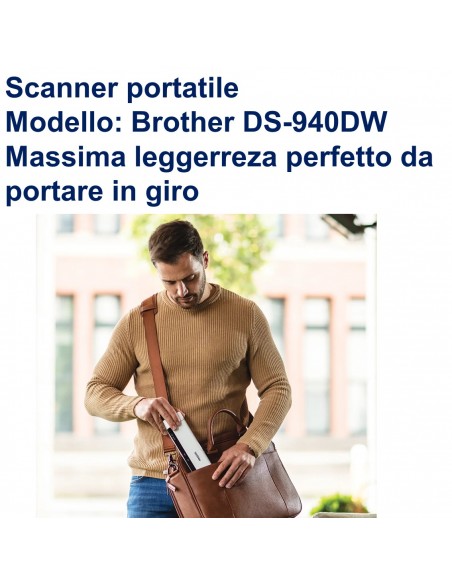 Brother DS-940DW scanner portatile perfetto da portare in giro
