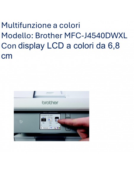 Brother MFC-J4540DWXL multifunzione inkjet wireless con display LCD a colori
