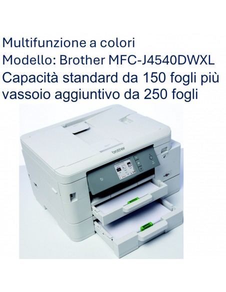 Brother MFC-J4540DWXL multifunzione inkjet wireless capacità di 400 fogli