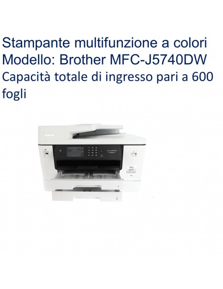 Brother MFC-J5740DW Stampante multifunzione inkjet wireless capacità di 600 fogli