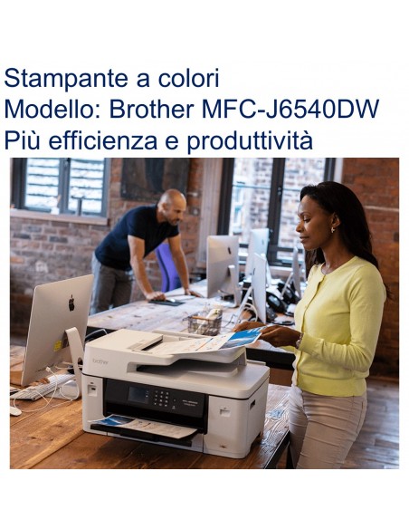 Brother MFC-J6540DWE a Colori più efficienza e produttività