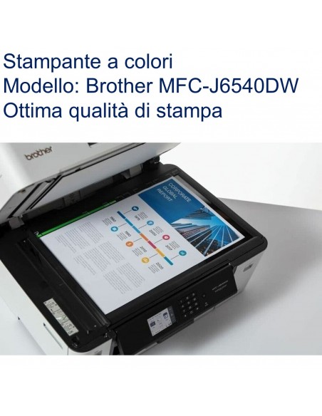 Brother MFC-J6540DWE a Colori ottima qualità di stampa