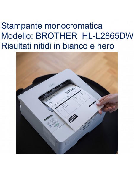 STAMPANTE BROTHER LASER HL-L2865DW A4 DUPLEX LAN WiFi USB2.0