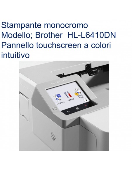 STAMPANTE BROTHER LASER HL-L6410DN A4 duplex Wi.Fi LAN NFC Mono