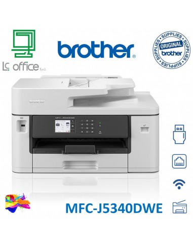 MULTIFUNZIONE BROTHER INK MFC-J5340DWE A3  DUPLEX LAN USB2.0 WiFi