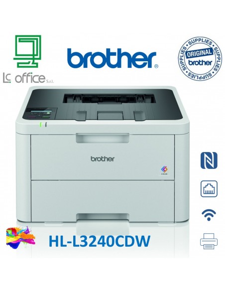 STAMPANTE BROTHER LASER LED COLORI HL-L3240CDW DUPLEX LAN WiFi USB2.0
