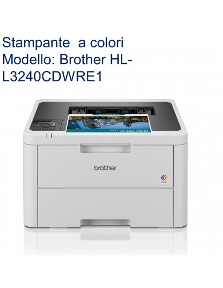 STAMPANTE BROTHER LASER LED COLORI HL-L3240CDW DUPLEX LAN WiFi USB2.0