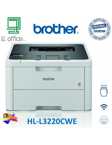 STAMPANTE BROTHER LASER LED COLORI HL-L3220CW WiFi USB2.0