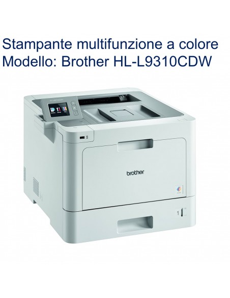 STAMPANTE BROTHER LASER HL-L9310CDW  DUPLEX Display 6.8cm LAN WiFi