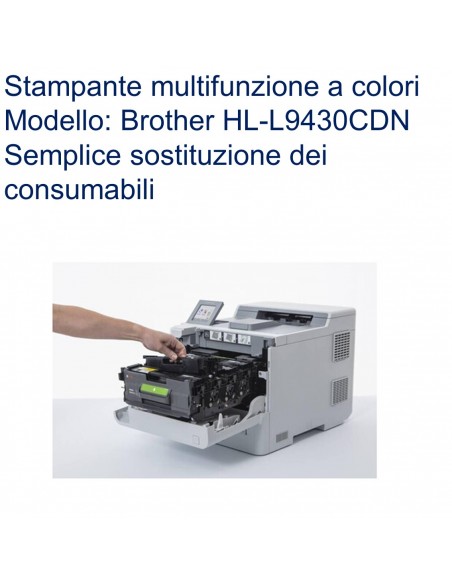 STAMPANTE BROTHER LASER HL-L9430CDN A4 40PPM Display 3.5" usb