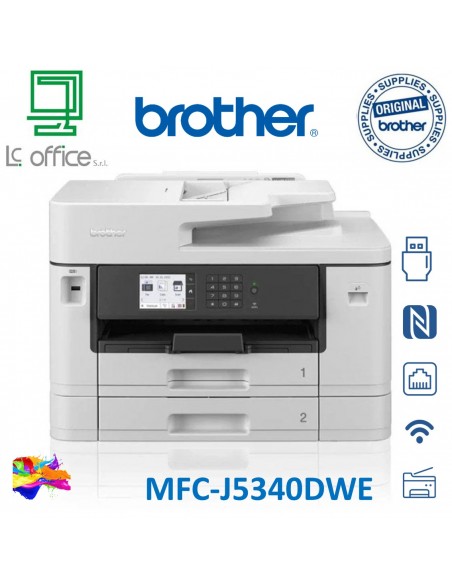 BROTHER MFCJ5340DWERE1 MULTIFUNZIONE DUPLEX LAN USB2.0 WiFi