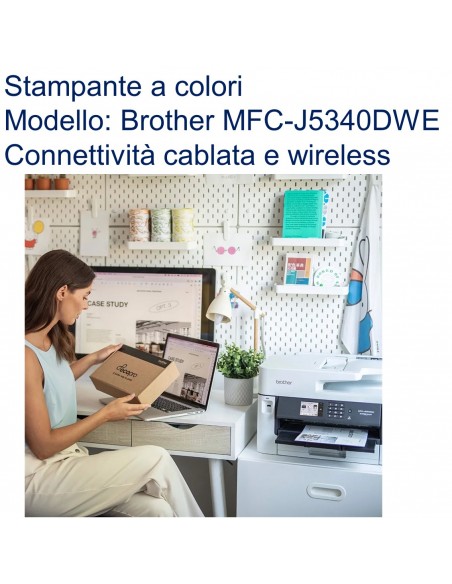 BROTHER MFCJ5340DWERE1 MULTIFUNZIONE DUPLEX LAN USB2.0 WiFi e Wireless