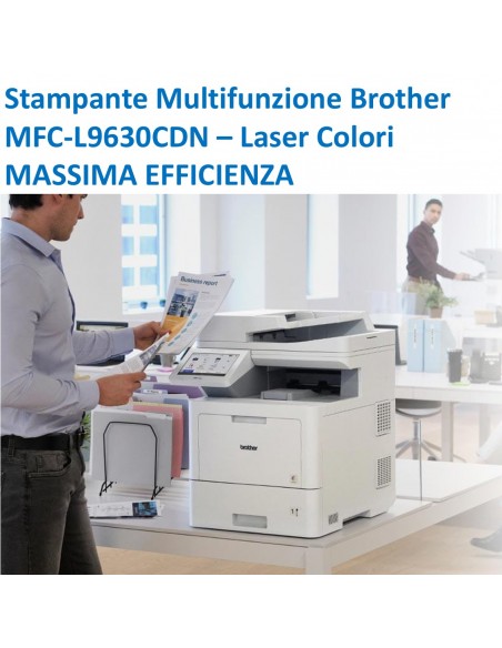 MULTIFUNZIONE BROTHER LASER MFC-L9630CDN A4 40PPM Display