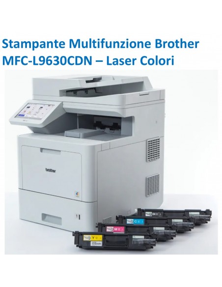 MULTIFUNZIONE BROTHER LASER MFC-L9630CDN A4 40PPM