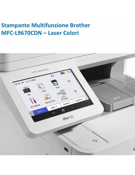 MULTIFUNZIONE BROTHER LASER MFC-L9670CDN Display 7"