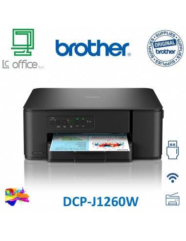 MULTIFUNZIONE BROTHER DCPJ1260W A4 16ipm 1x150 USB WiFi