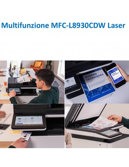 MULTIFUNZIONE BROTHER LASER COLORE A4 DCP-L8630CDW 31PPM DUPLEX