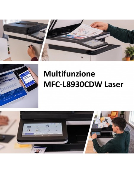 MULTIFUNZIONE BROTHER LASER COLORE A4 DCP-L8630CDW 31PPM Professionale