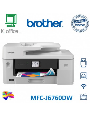 MULTIFUNZIONE BROTHER INK MFC-J6760DW  DUPLEX LAN USB WiFi FAX LCD 6,8cm