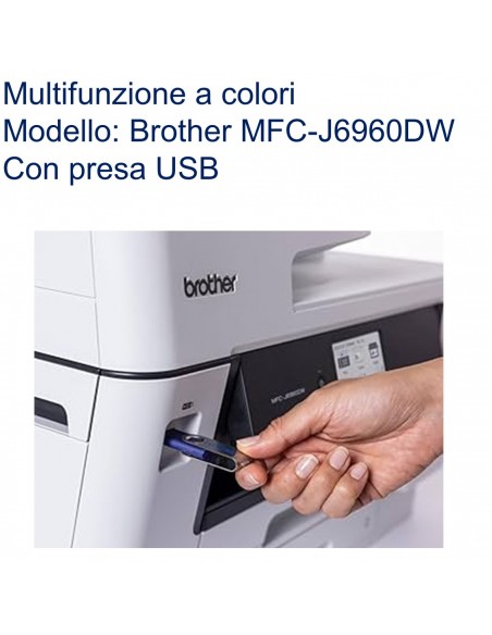 MULTIFUNZIONE BROTHER INK MFC-J6960DW  USB WiFi FAX