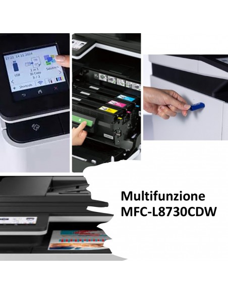 MULTIFUNZIONE BROTHER MFC-L8730CDW DUPLEX WiFi