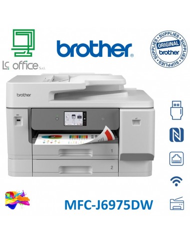MULTIFUNZIONE BROTHER INK MFC-J6975DW Full A3 31ipm FAX ADF DUPLEX i