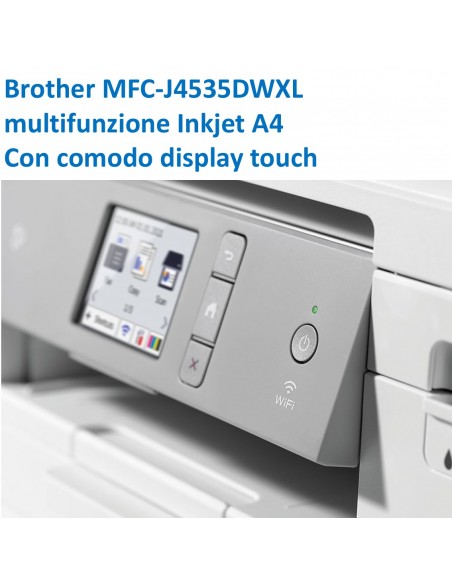 MULTIFUNZIONE BROTHER INK MFC-J4535DWXL A4 con display touch