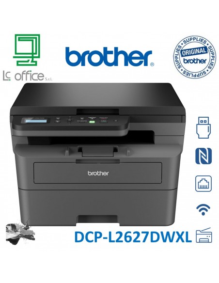ULTIFUNZIONE BROTHER LASER DCP-L2627DWXL A4  DUPLEX USB2.0 WiFi