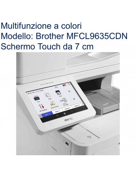 MULTIFUNZIONE BROTHER LASER MFC-L9635CDN Display 7"